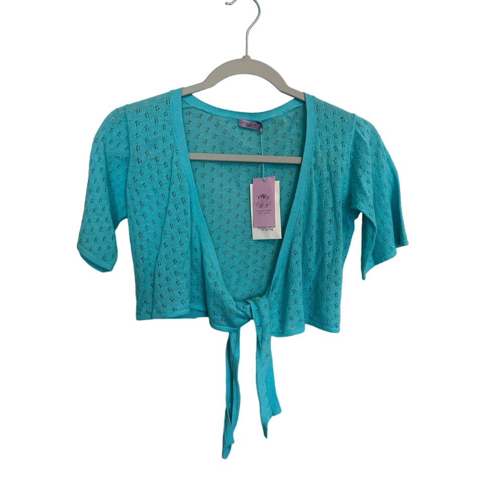 Calypso girls cardigan size 8 NWT